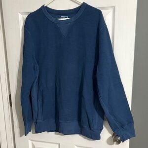 J. Crew Knit Goods Men's Blue Sweatshirt Size XL